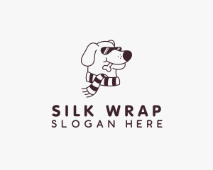 Scarf Sunglasses Dog logo