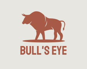 Bug Red Taurus Bull logo