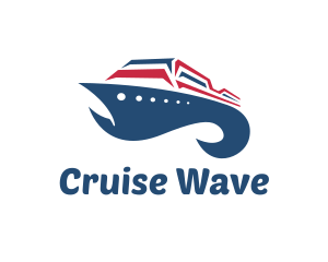 Fish Cruise Ship logo