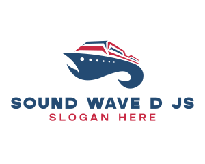 Fish Cruise Ship logo design