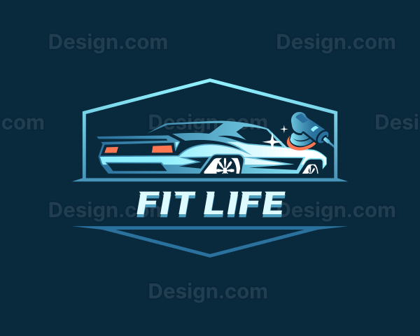 Automobile Restoration Detailing Logo