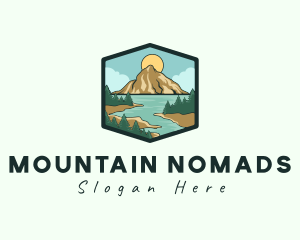 Nature Travel Adventure logo design