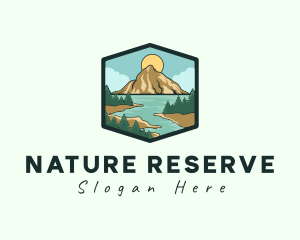 Nature Travel Adventure logo design