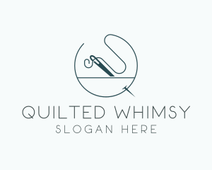 Needle Sewing Handmade Sewing logo