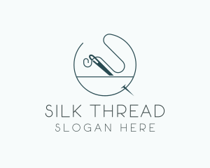 Needle Sewing Handmade Sewing logo design