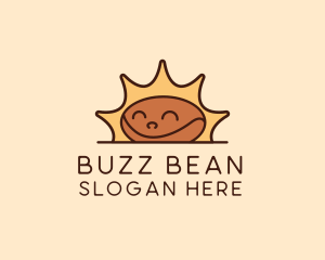 Morning Coffee Bean  logo design