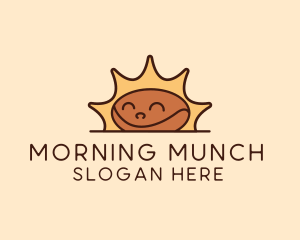 Morning Coffee Bean  logo design
