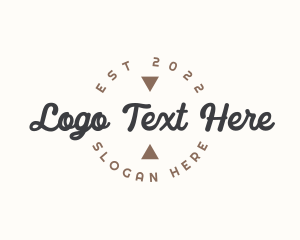 Generic Hipster Startup logo