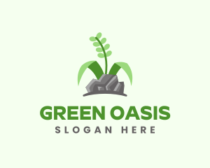 Stone Grass Gardening logo design