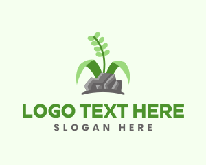 Rocky - Stone Grass Gardening logo design