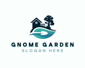 Garden Shovel Landscaping logo design