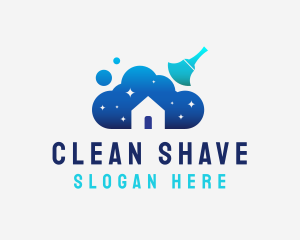 Dusty Home Cleaning logo design