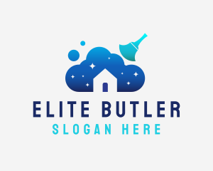 Dusty Home Cleaning logo design