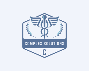 Caduceus Medical Hospital logo design