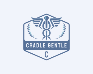 Caduceus Medical Hospital logo design