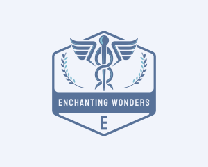 Caduceus Medical Hospital logo design