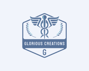 Caduceus Medical Hospital logo design