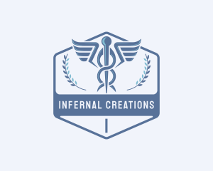 Caduceus Medical Hospital logo design