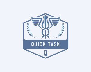 Caduceus Medical Hospital logo design