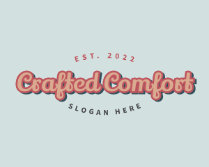 Retro Pop Cursive logo design