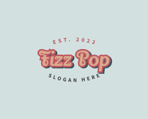 Retro Pop Cursive logo design