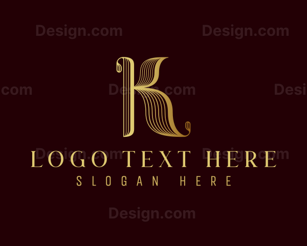 Classic Elegant Luxury Letter K Logo