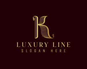 Classic Elegant Luxury Letter K logo design