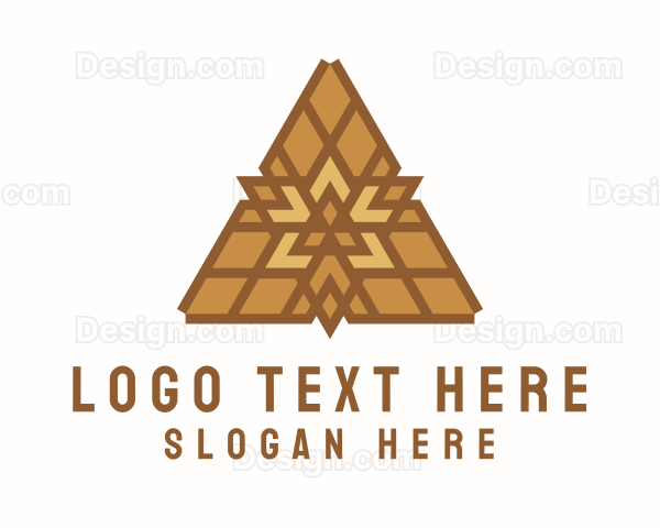 Triangular Handicraft Pattern Logo