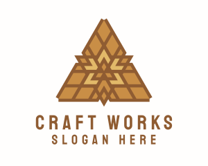 Triangular Handicraft Pattern logo