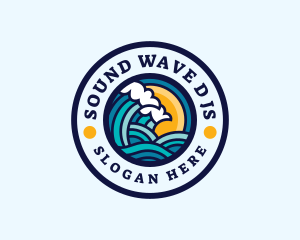 Beach Wave Resort logo design