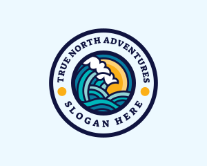 Beach Wave Resort logo design