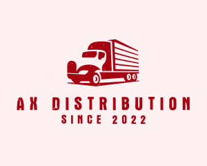 Forwarding Trucking Vehicle logo design