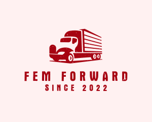 Forwarding Trucking Vehicle logo design