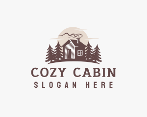 Forest Wooden Cabin logo