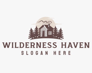 Forest Wooden Cabin logo