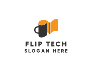 Coffee Mug Book logo design