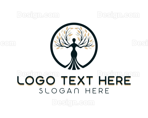 Yoga Meditation Wellness Logo