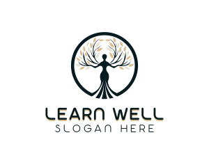 Yoga Meditation Wellness logo design