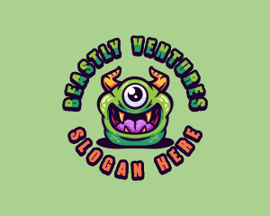 Scary Monster Creature logo design