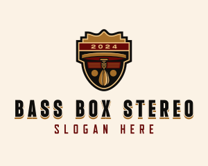 Boxing Speedball Shield logo design