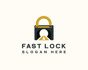 Lock Highway Road logo design