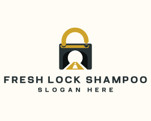 Lock Highway Road logo design