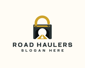 Lock Highway Road logo design