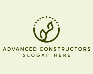 Minimalist Plant Spa logo design