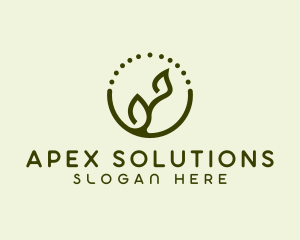 Minimalist Plant Spa logo design