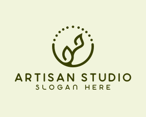 Minimalist Plant Spa logo design