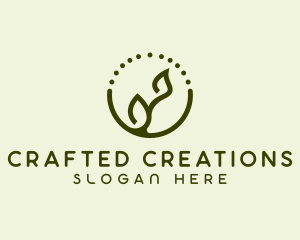 Minimalist Plant Spa logo design