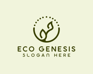 Minimalist Plant Spa logo design