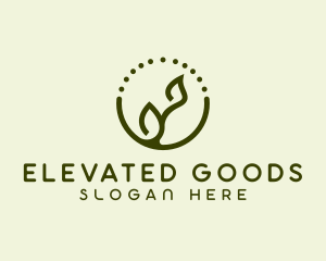 Minimalist Plant Spa logo design