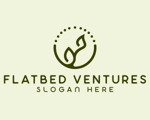 Minimalist Plant Spa logo design